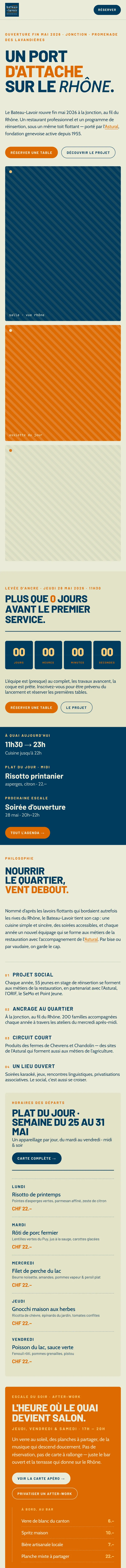 Le site Le Bateau Lavoir sur mobile.